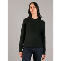 Sweater Boucle Rib Negro