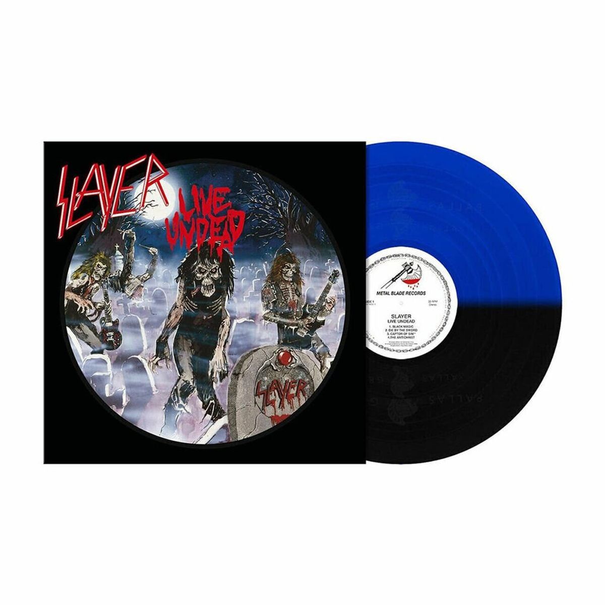 GENERICO - Slayer -Live Undead- Vinilo Azul Negro