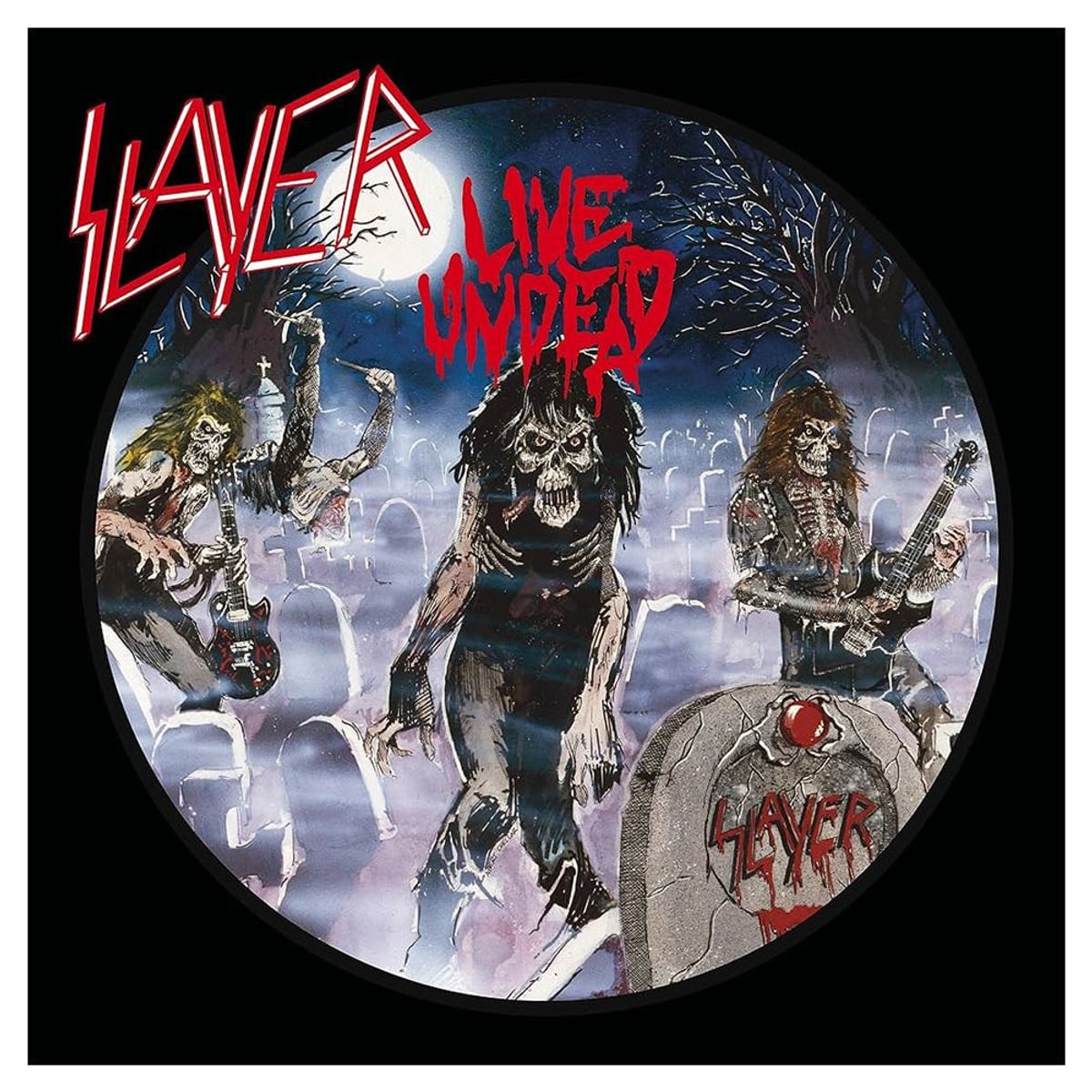 GENERICO - Slayer -Live Undead- Vinilo Azul Negro