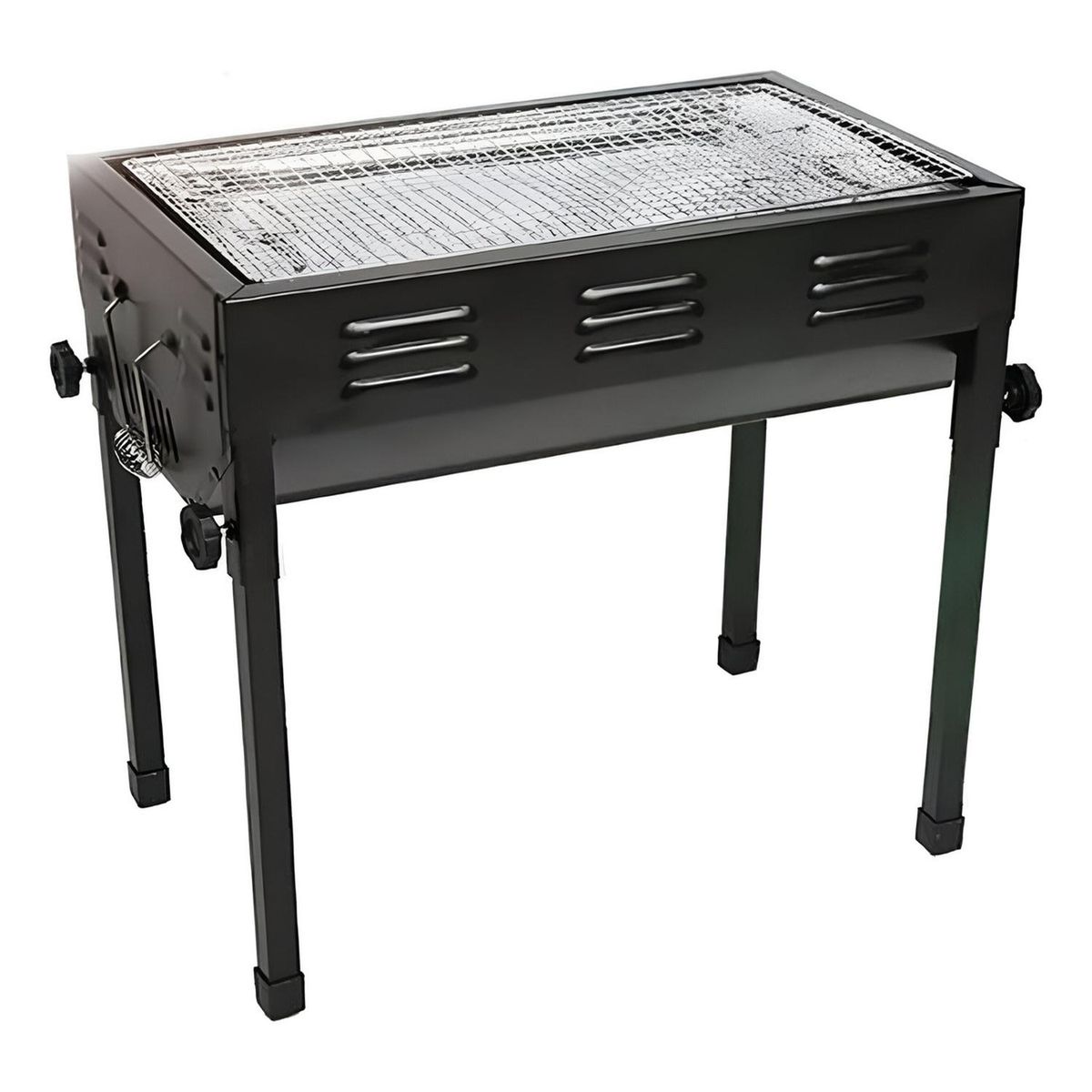 IMPORTCLICK - Parrilla Brasero Plegable Portátil Asado 48x485x30 CM - Negro