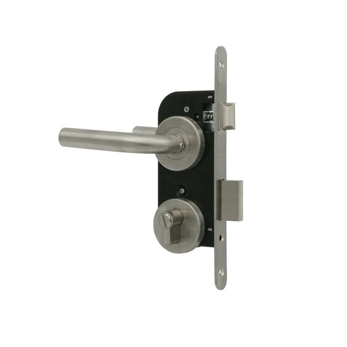 ODIS - Cerradura Embutir Odis 102 Baño Manilla 2380 (45-50) - Plata