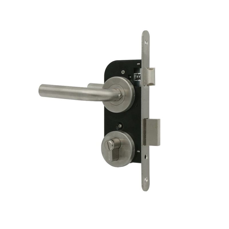 ODIS - Cerradura Embutir Odis 102 Baño Manilla 2380 - Plata