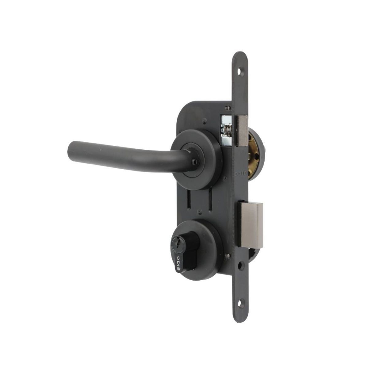 ODIS - Cerradura Embutir Odis 102 Dormitorio Manilla 2380 - Negra