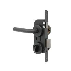 ODIS - Cerradura Embutir 102 Dormitorio Manilla 2380 (45-50) - Negra