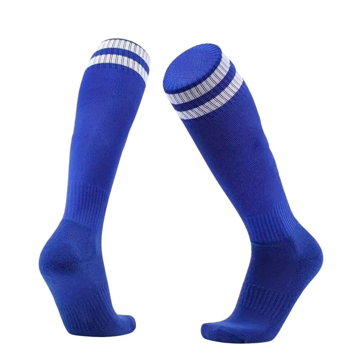 GARSIL - x3 Calcetas Deportivas De Futbol Con Lineas - Medias Soccer - Unisex