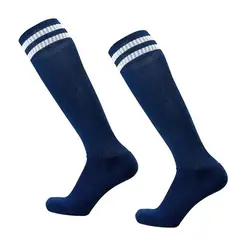 GARSIL - X3 Calcetas Deportivas De Futbol Con Lineas - Medias Soccer - Unisex