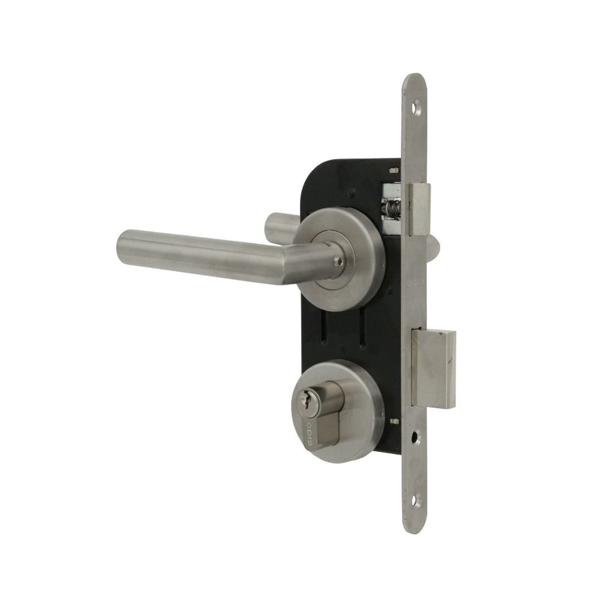 ODIS - Cerradura Embutir Odis 102 Dormitorio Manilla 2480 - Plata