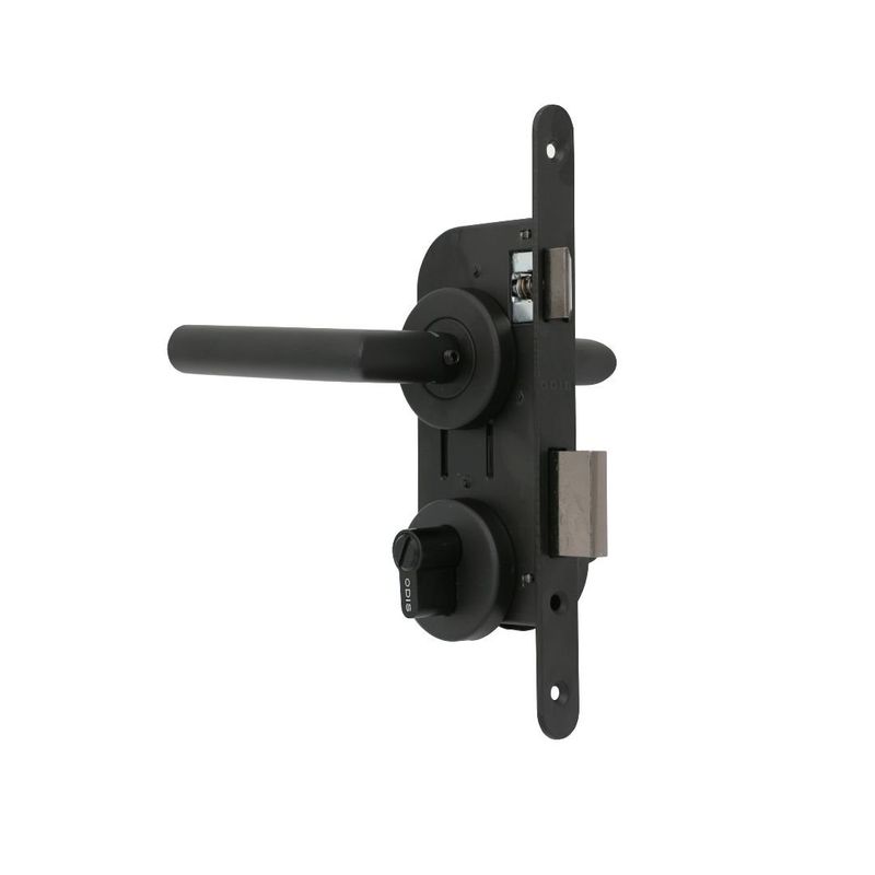 ODIS - Cerradura Embutir Odis 102 Baño Manilla 2480 - Negra