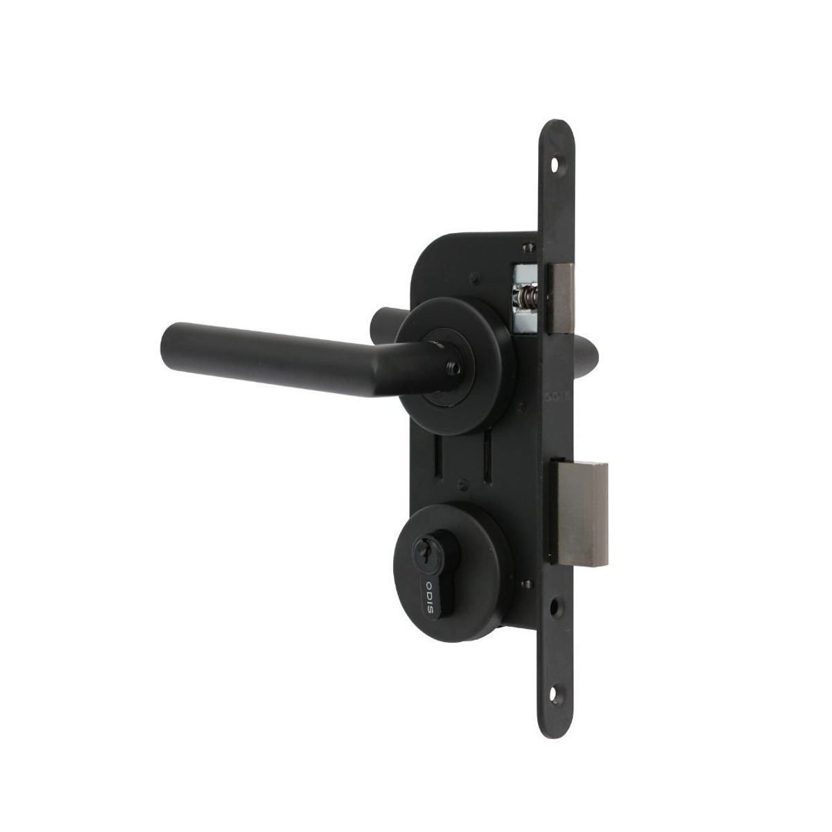 ODIS - Cerradura Embutir Odis 102 Dormitorio Manilla 2480 - Negra