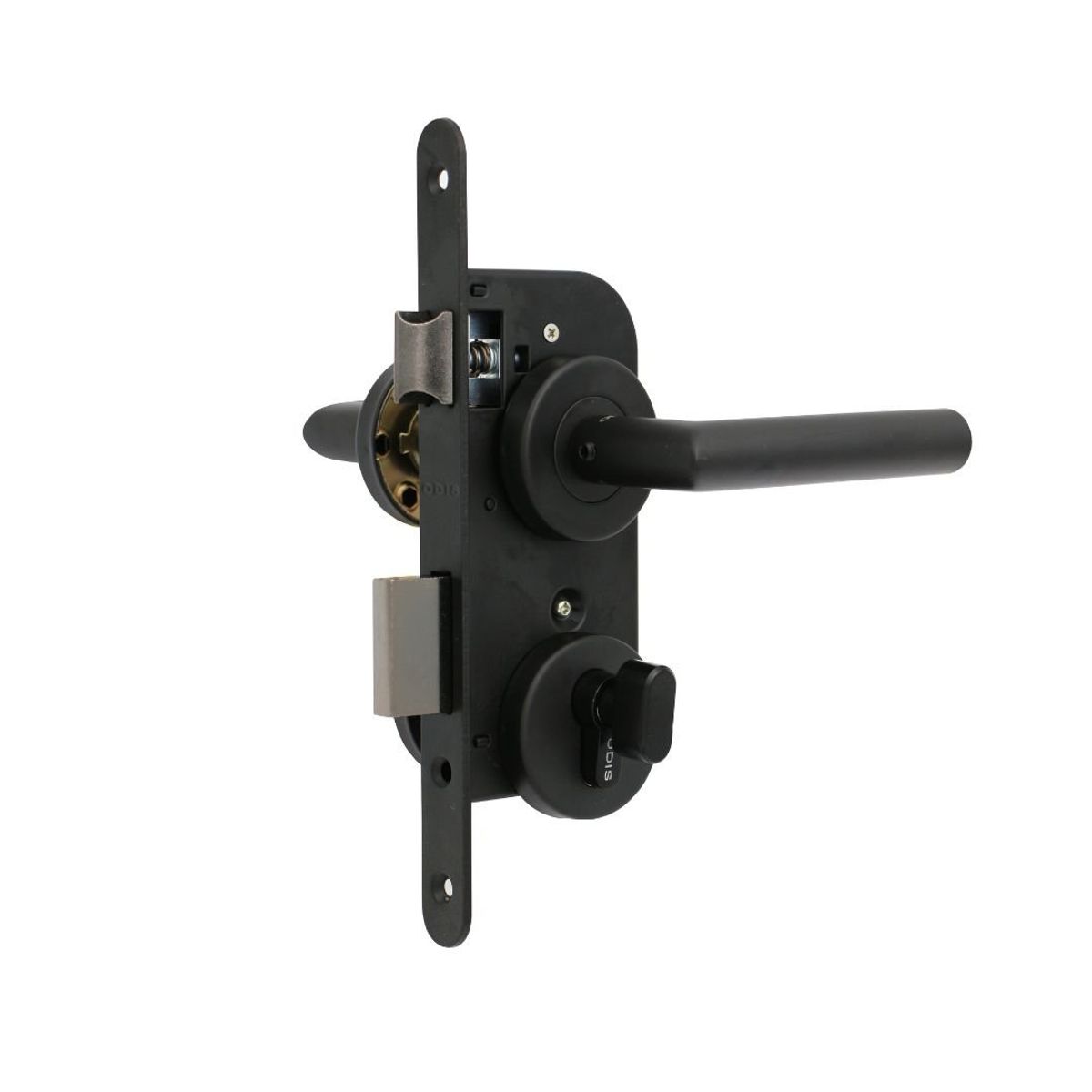 ODIS - Cerradura Embutir Odis 102 Dormitorio Manilla 2480 - Negra