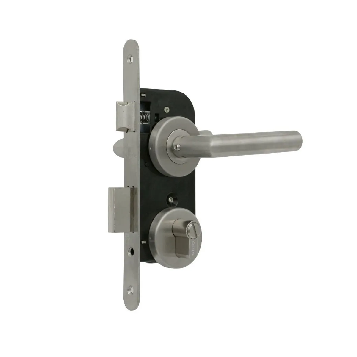 ODIS - Cerradura Embutir Odis 102 Baño Manilla 2480 (45-50) - Plata
