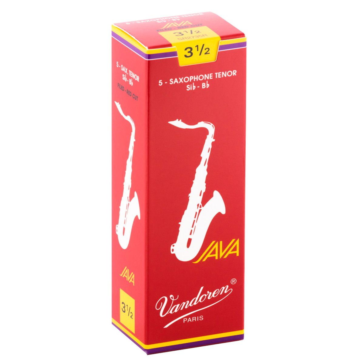 VANDOREN - Cañas Saxo Tenor 3.5 Java Red SR2735R  Vandoren