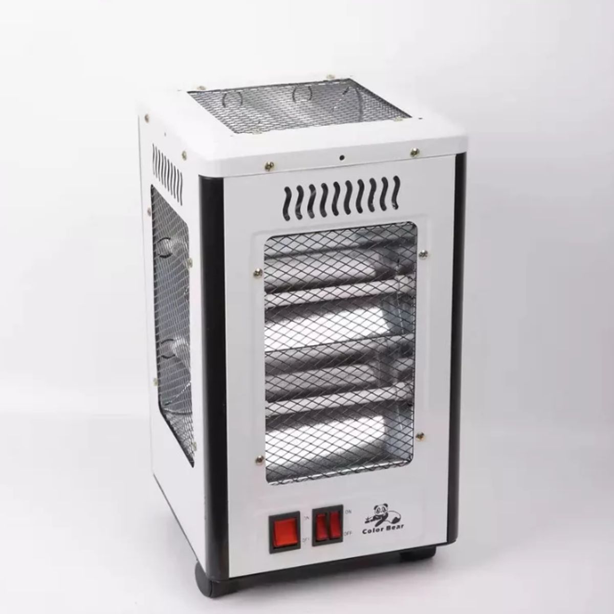 ARTIHOGAR - Calefactor Electrico Hogar Cuarzo 5 Caras Infrarrojo 2200W