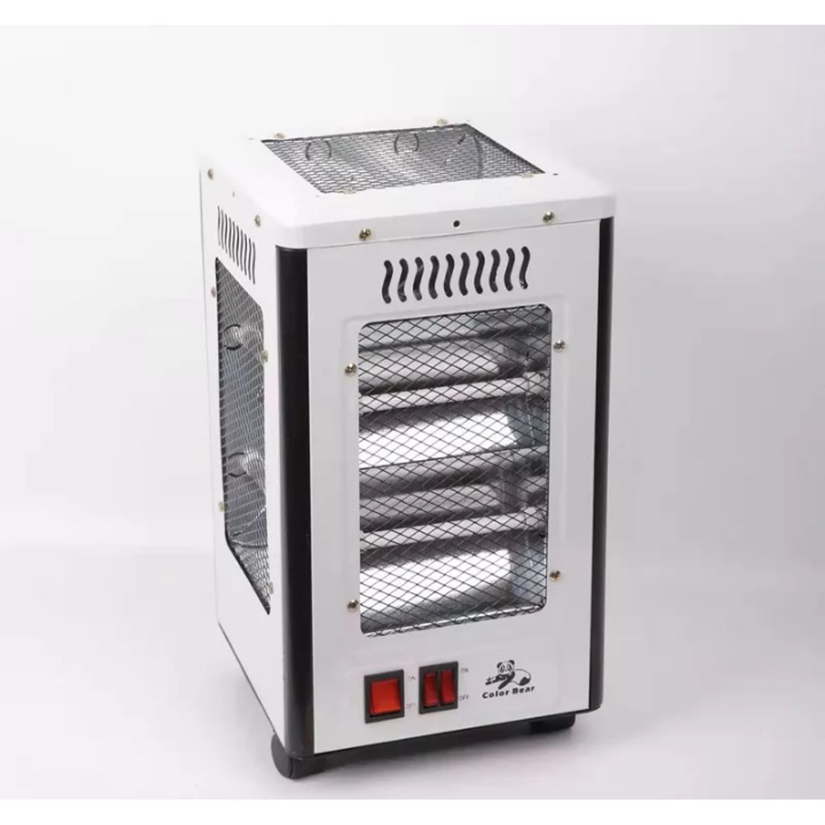 ARTIHOGAR - Calefactor Electrico Hogar Cuarzo 5 Caras Infrarrojo 2200W