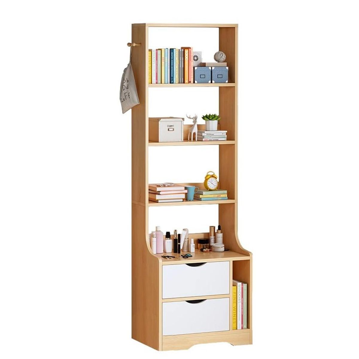 DETODOYMAS - Velador con respaldo 48x35x120cm Chic Home - Cafe