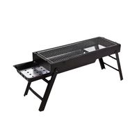 Parrilla Barbacoa Asado Grill Antiadherente 60x22x33 CM - Negro