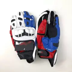 GENERICO - Guantes de cuero para motos