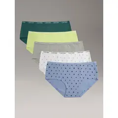 CALVIN KLEIN - Pack de 5 Calzones para Niña Multicolor