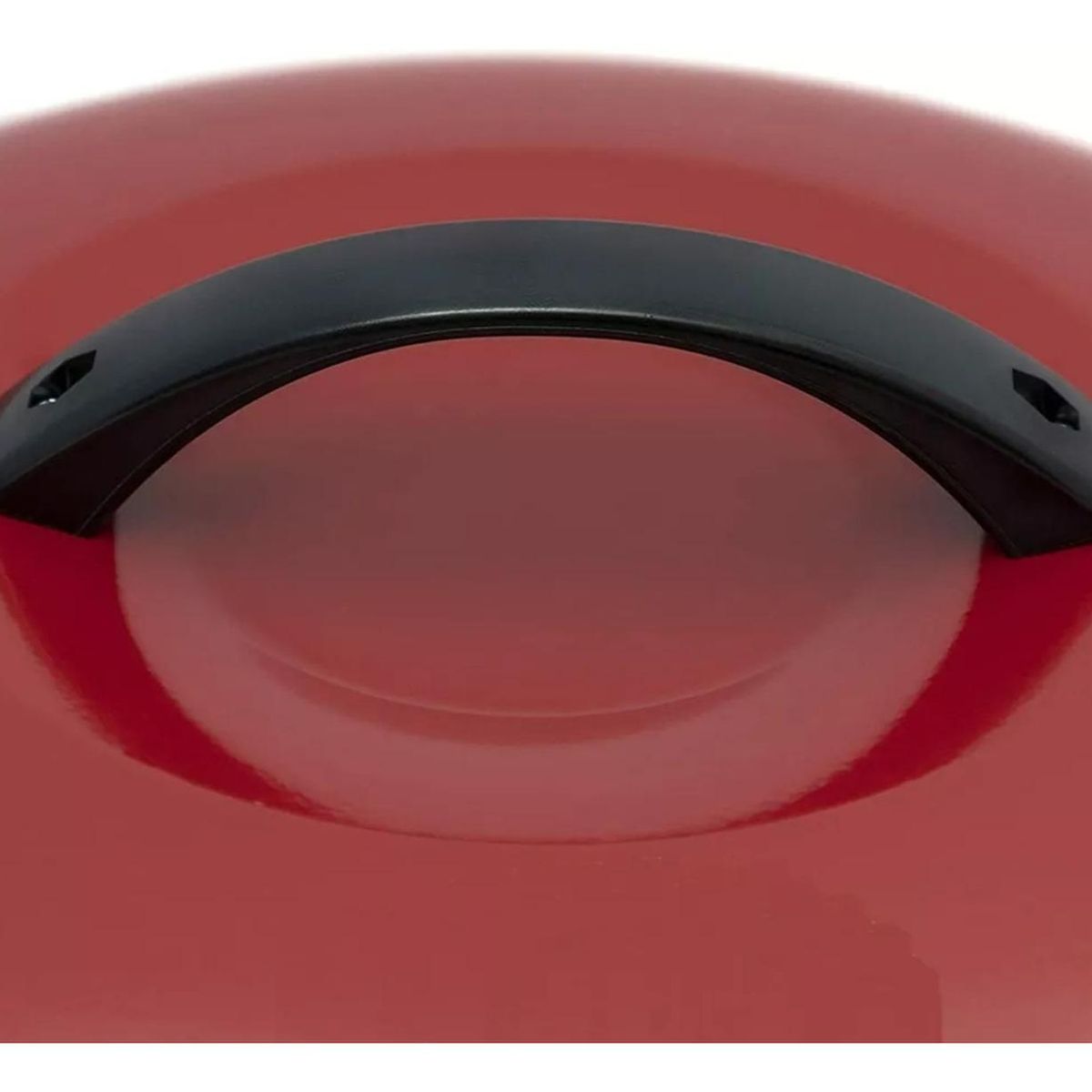 IMPORTCLICK - Parrilla Asado Carbón Redonda 36 CM Roja - Negro