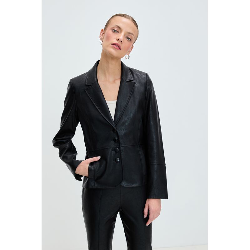 IO - Blazer Liso Negro iO