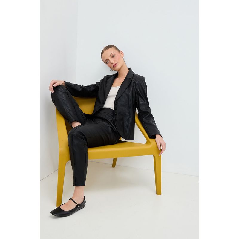 IO - Blazer Liso Negro iO