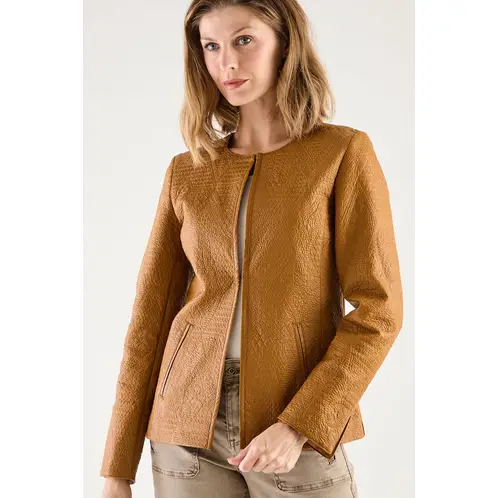 MA GRIFFE - Chaqueta Café Mujer Magriffe