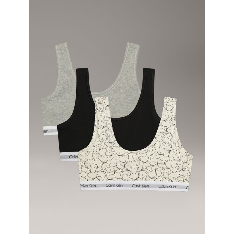 CALVIN KLEIN - Pack de 3 Bralettes Modern Cotton para Niña Multicolor Calvin Klein