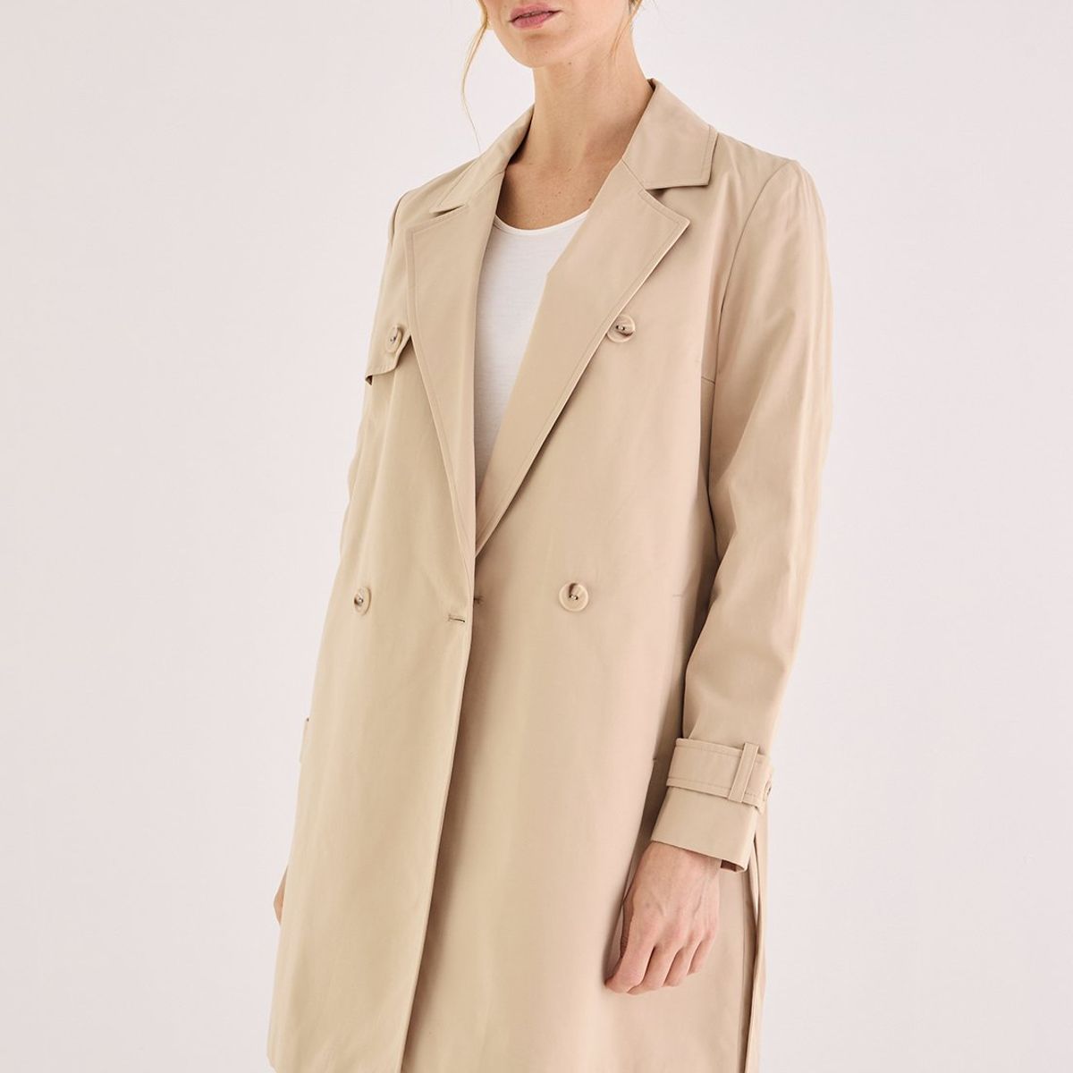 MA GRIFFE - Trench Beige Mujer Magriffe