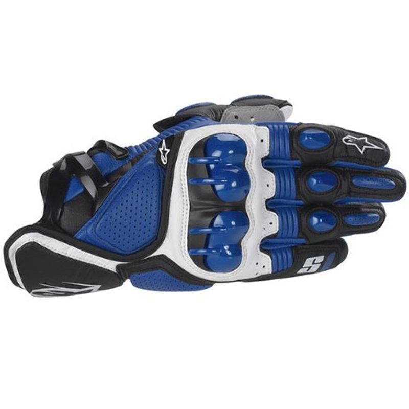 GENERICO - Guantes de cuero para motociclistas
