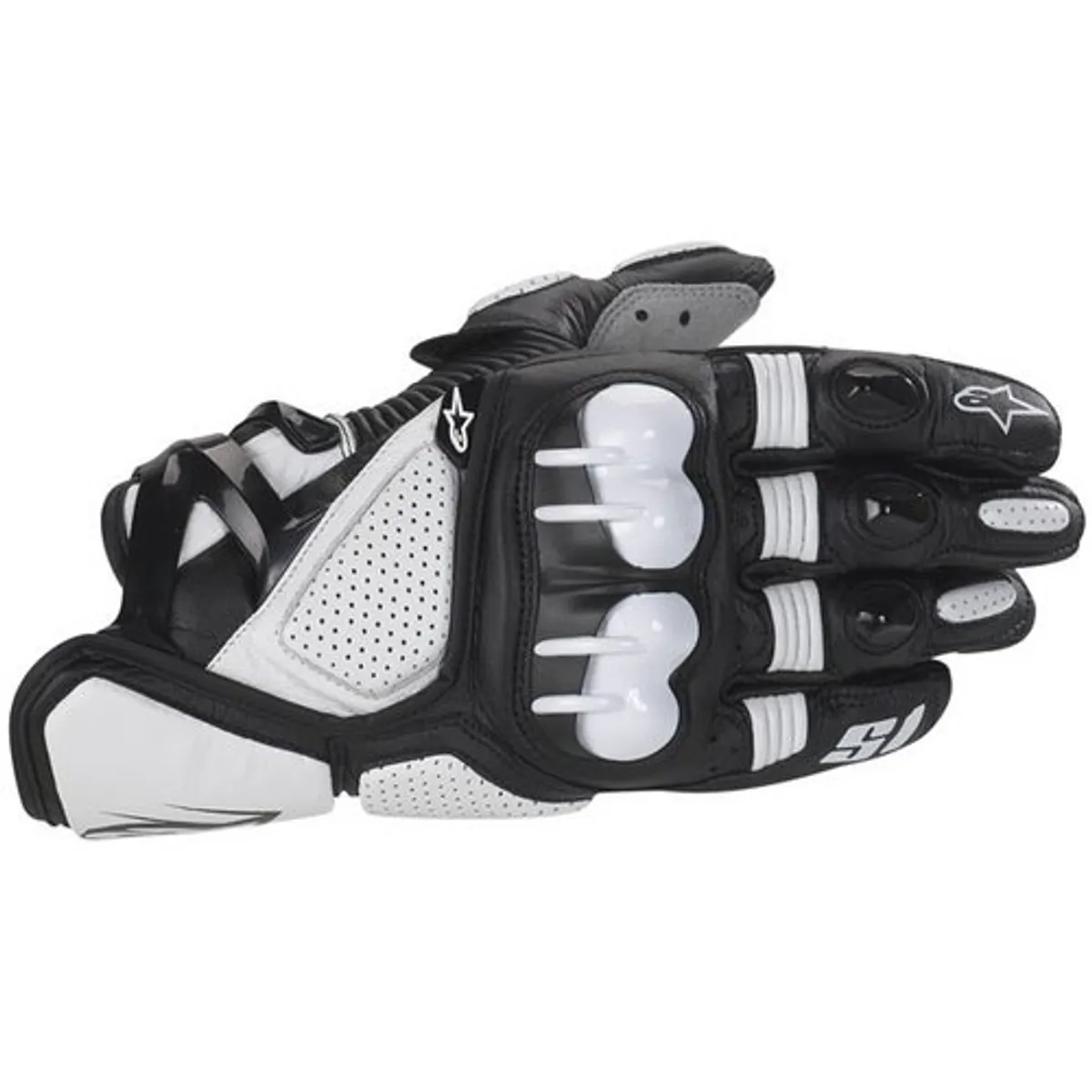 GENERICO - Guantes de cuero para motociclistas