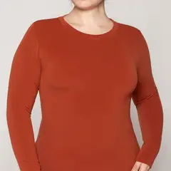 MONARCH - Polera Lana Merino Terracota