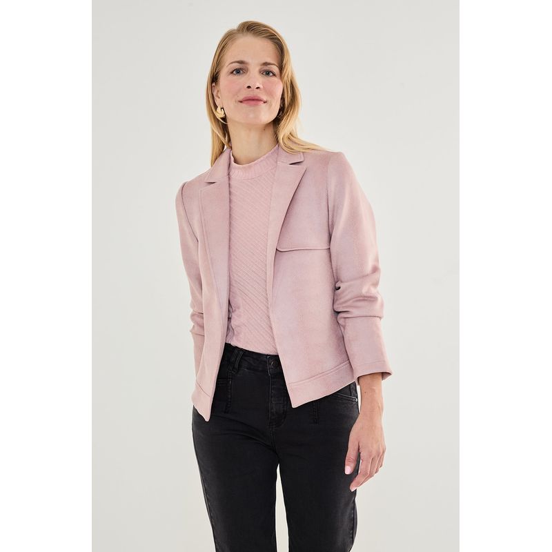 MA GRIFFE - Chaqueta Rosado Mujer Magriffe