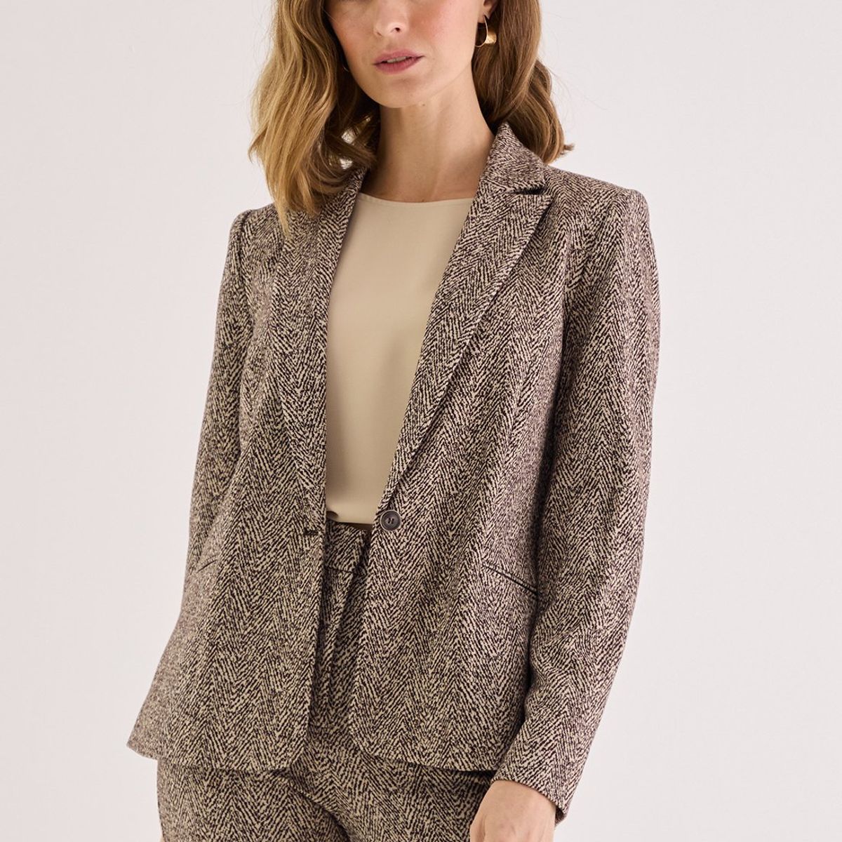 MA GRIFFE - Blazer Café Mujer Magriffe