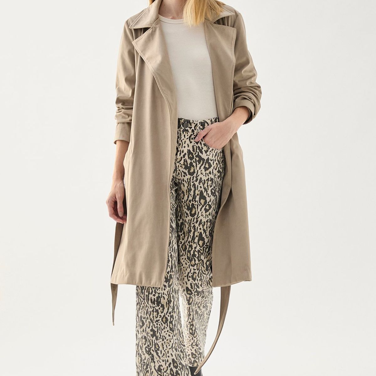 ASH - Trench Avellana Mujer Ash