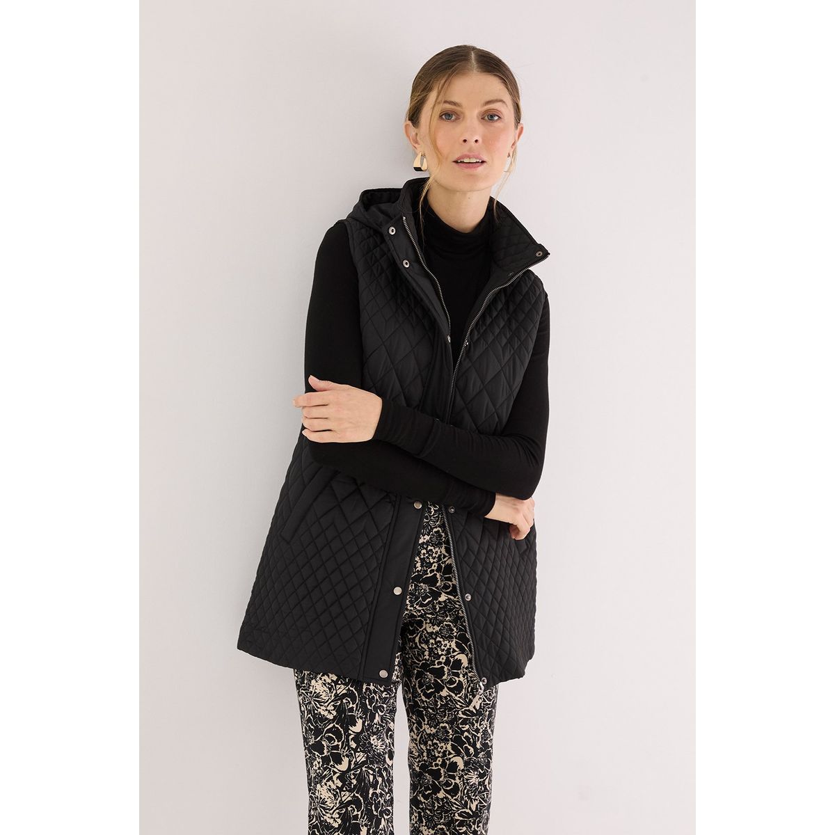 MA GRIFFE - Parka Negro Mujer Magriffe