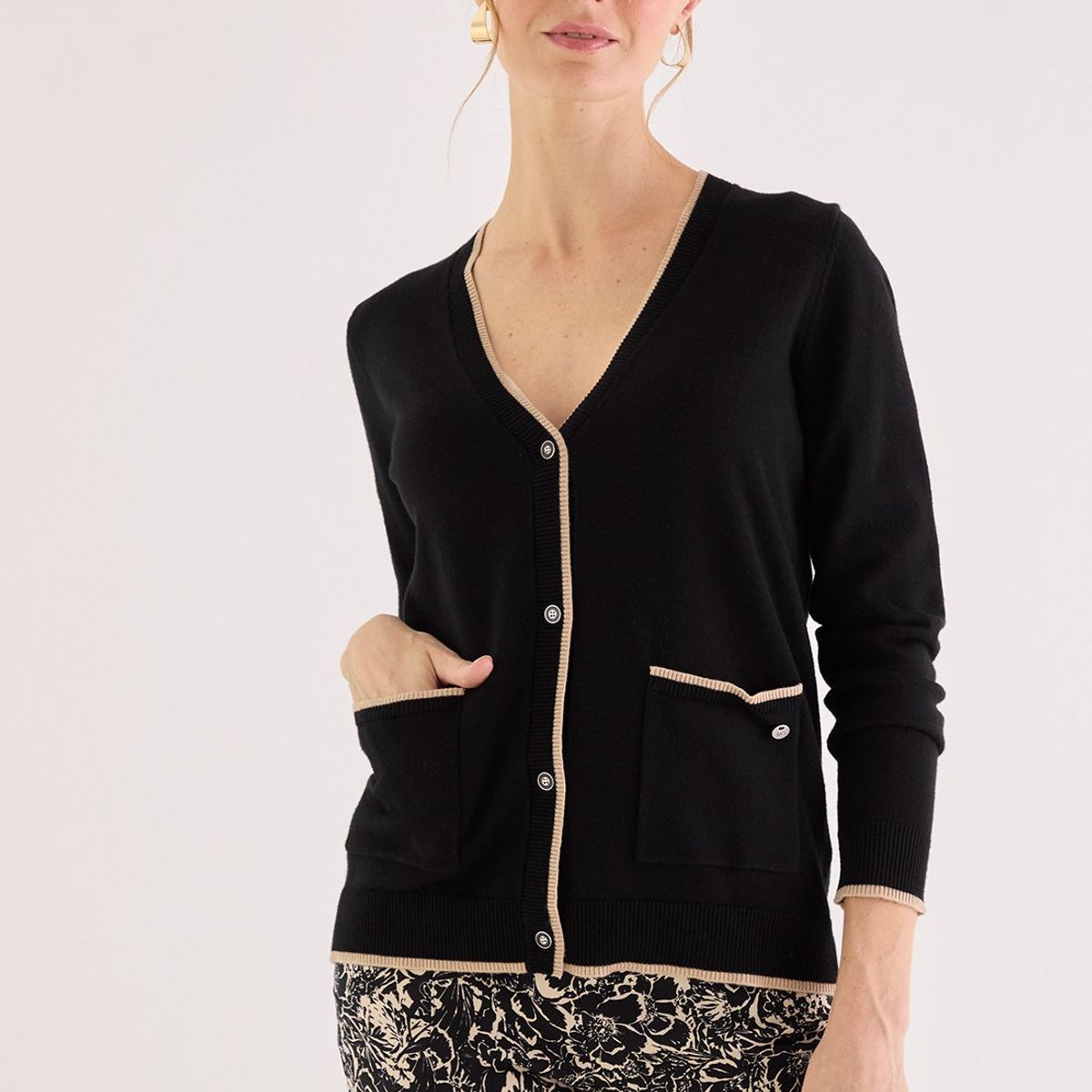 MA GRIFFE - Tejido Negro Mujer Magriffe