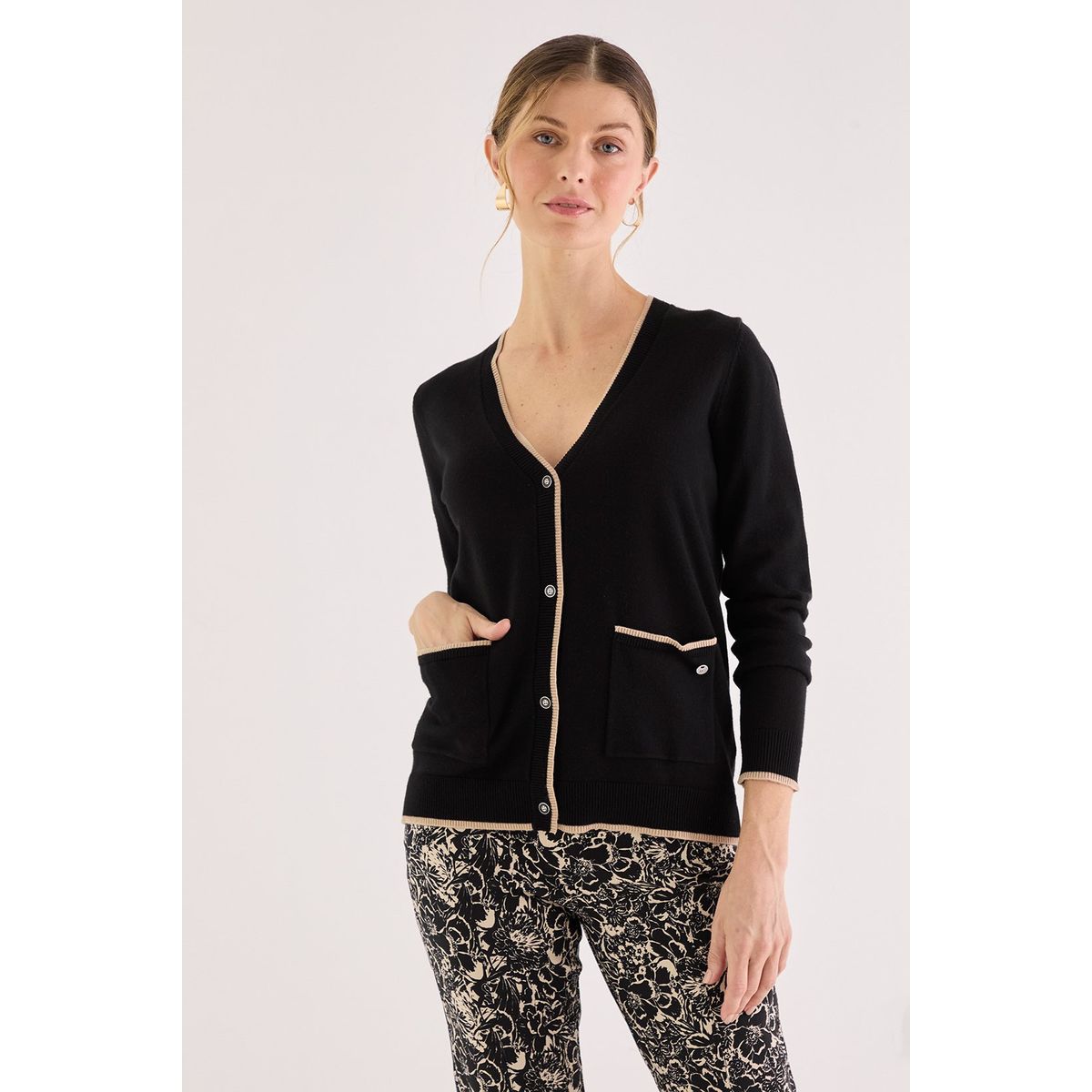 MA GRIFFE - Tejido Negro Mujer Magriffe