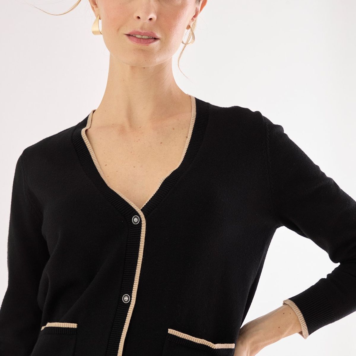 MA GRIFFE - Tejido Negro Mujer Magriffe