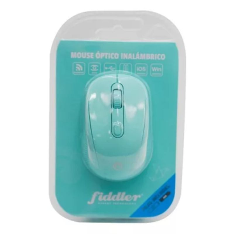 FIDDLER - Mouse Inalámbrico Fiddler Fd-223 Verde