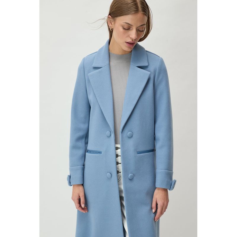 IO - Chaqueton Liso Celeste iO