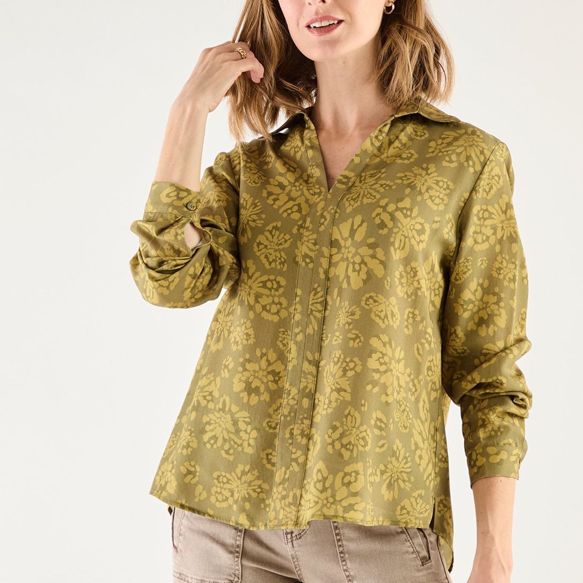 MA GRIFFE - Blusa Manga Larga Negro Mujer Magriffe