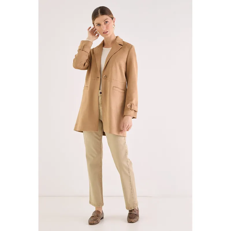 MA GRIFFE - Trench Café Mujer Magriffe