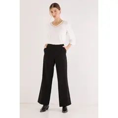MA GRIFFE - Pantalon Negro Mujer Magriffe