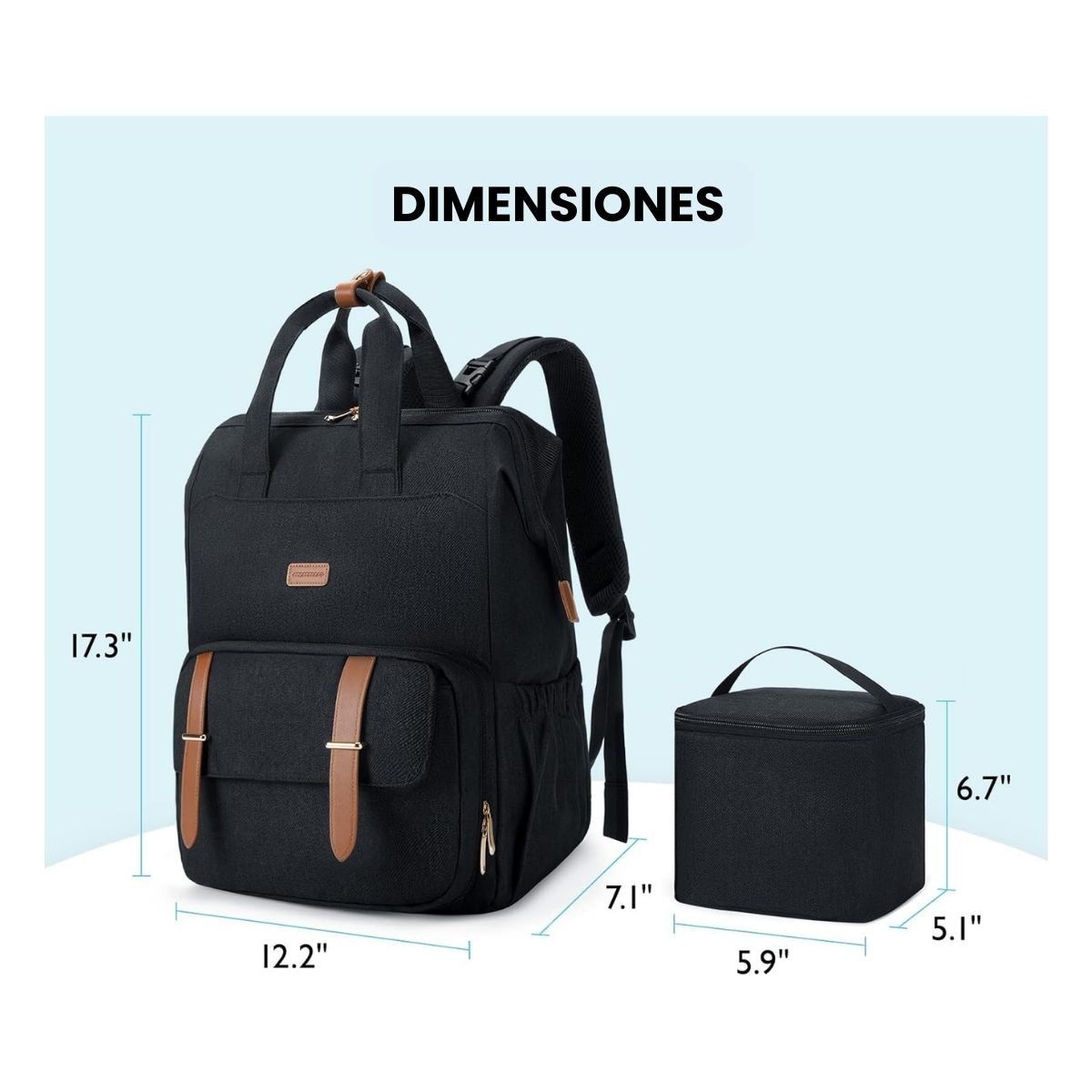 MOMMORE - Mommore Mochila para Extractor de Leche 15