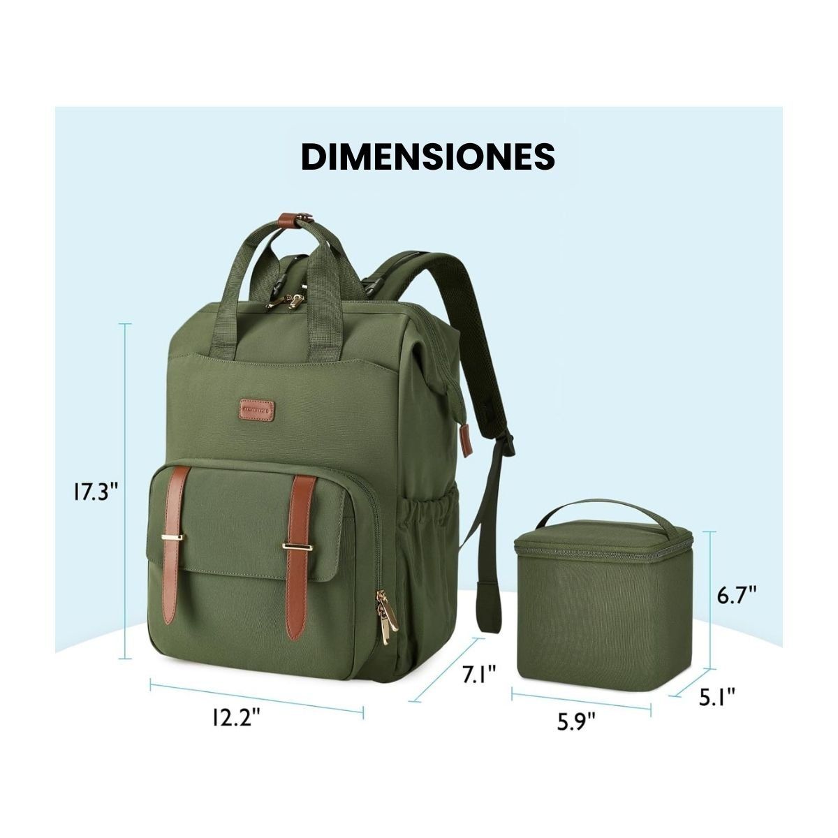 MOMMORE - Mommore Mochila para Extractor de Leche 15