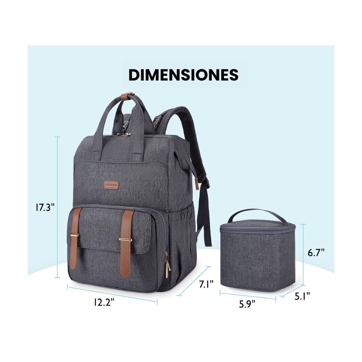 MOMMORE - Mommore Mochila para Extractor de Leche 15