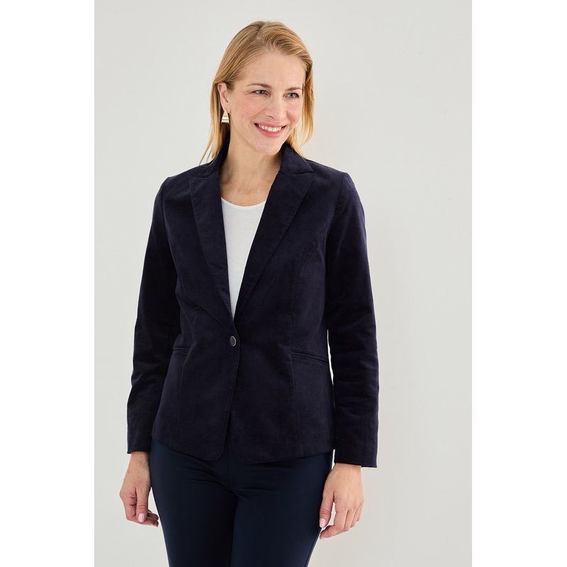 MA GRIFFE - Blazer Pana Azul Magriffe