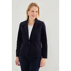 MA GRIFFE - Blazer Pana Azul Magriffe