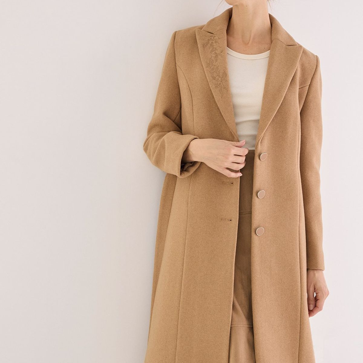 MA GRIFFE - Abrigo Café Mujer Magriffe