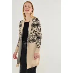 MA GRIFFE - Tejido Abierto De Fantasia Beige Magriffe